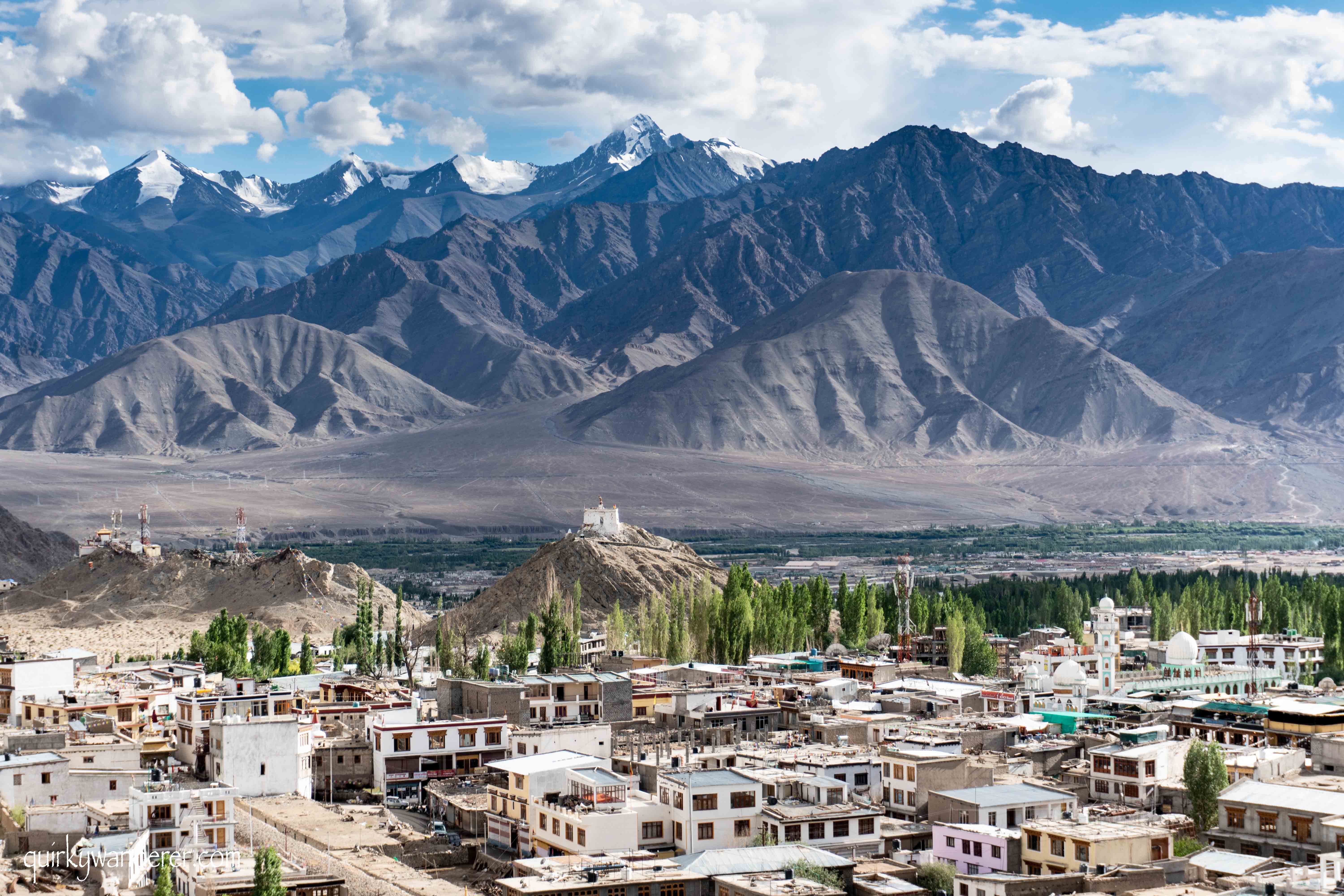 Leh (Palace, Shanti Stupa)